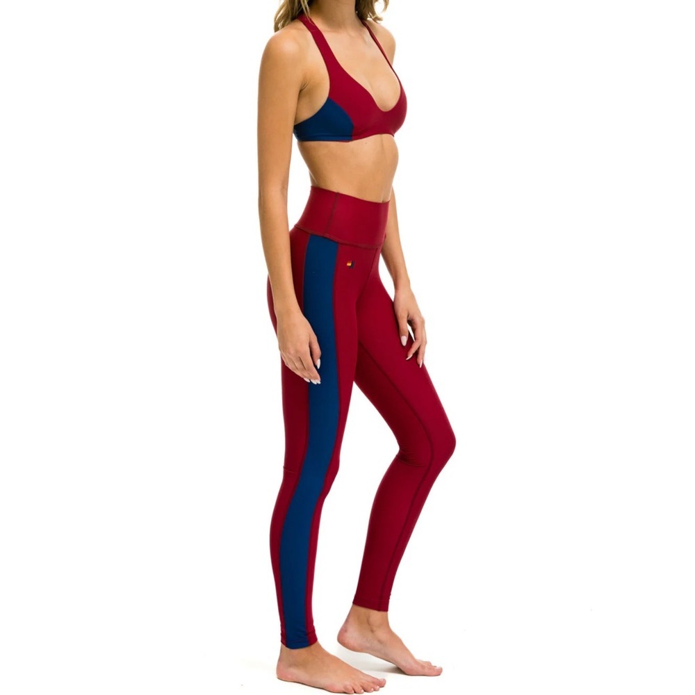 Aviator Nation Full Length Hi-Rise Speed Leggings Blazer size xs - Picture 4 of 8